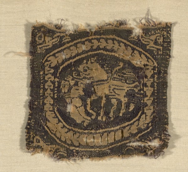 Square Panel, Egypt, Roman period (30 B.C.- 641 A.D.), 4th/5th century.