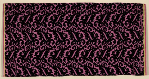 Fragment, United States, 1838/1855. Designed by Gertrude Rapp. Under the direction of Gertrude Rapp, members of the Harmony Society, a small pious sect of Lutheran immigrants, raised silkworms and wov...