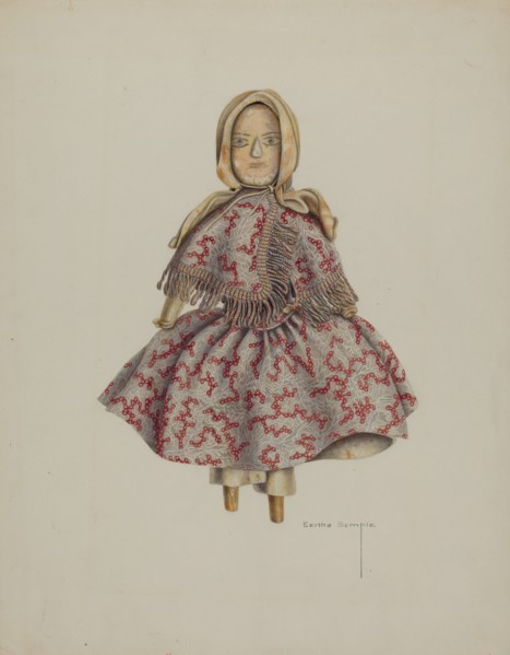 Wooden Doll, c. 1938.