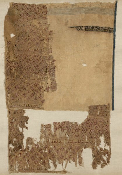 Fragment, Egypt, Late Fatimite (969-1171 A.D.)/ Ayyubid period (1171-1250), 11th/13th century.