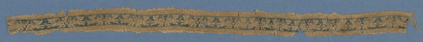 Ribbon, Egypt, Roman period (30 B.C.- 641 A.D.), 6th century.