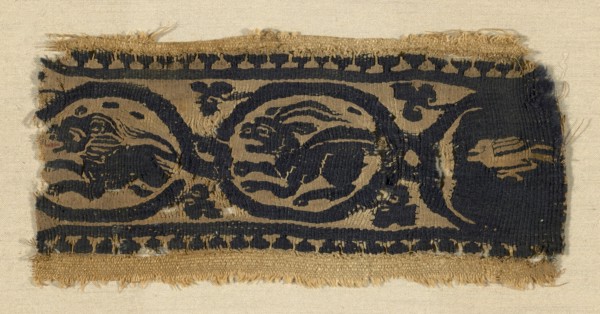 Border, Egypt, Greco-Roman period (30 B.C.- 641 A.D.), 5th century.
