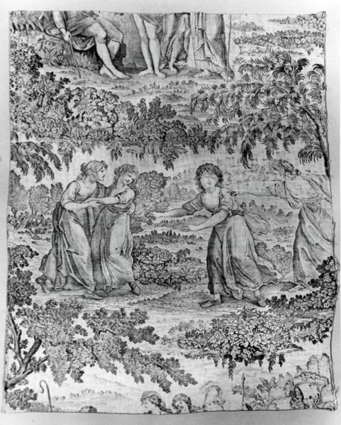 Blindman's Bluff (Furnishing Fabric), England, 1785/95.