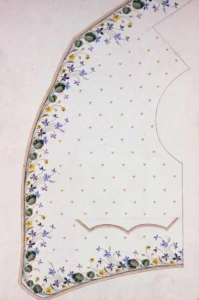 Waistcoat Design, England, 1830s/40s.