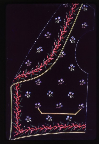 Waistcoat Design, England, 1830s/40s.