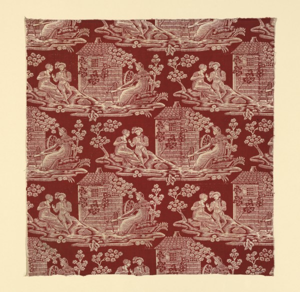 La Trève de Dieu (God's Truce) (Furnishing Fabric), France, c. 1820.