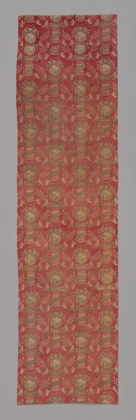 Eros (Furnishing Fabric), France, c. 1810. Designed by Jean Baptiste Marie Huet.