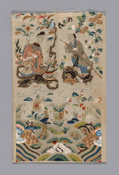 Sleeve band, China, Qing dynasty (1644-1911), 19th century.