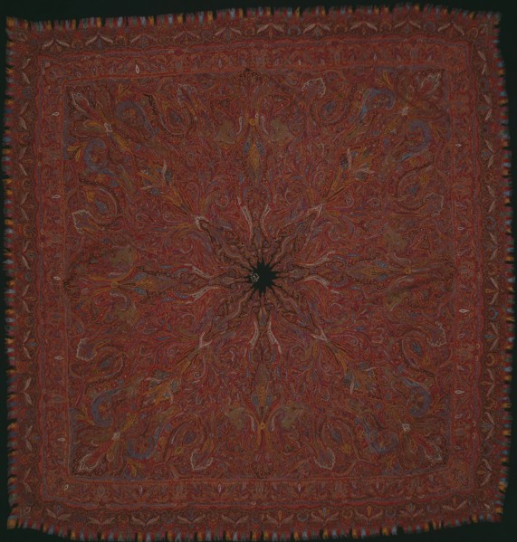 Square Shawl, India, 1870s.
