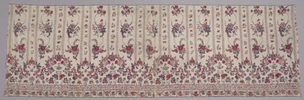 Panel of Chintz for a Skirt, India, 1730-50.