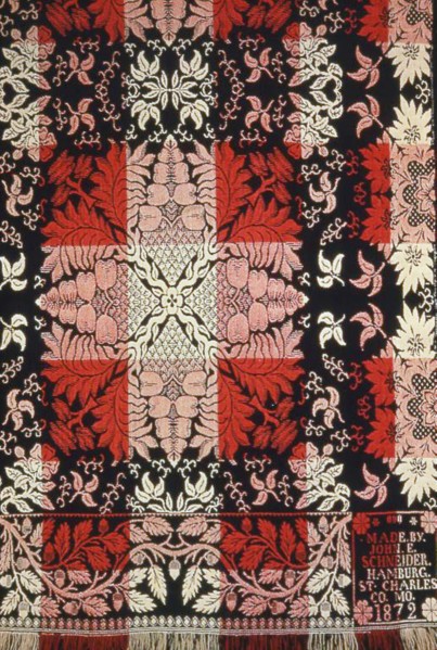 Coverlet, Missouri, 1872.