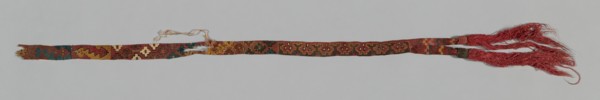 Fragment (Band), Peru, A.D. 500/1000. Possibly Huarmey Valley.