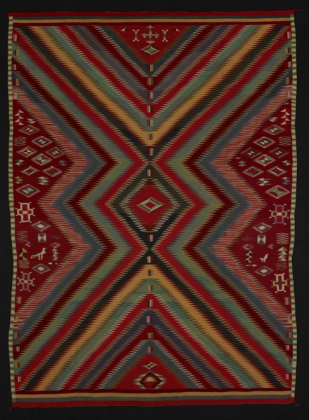 Eye-Dazzler Weaving, New Mexico, 1880/1900.