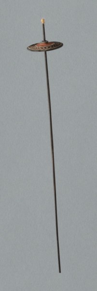 Wooden Spindles with Ceramic Whorls, Peru, 1000/1476.