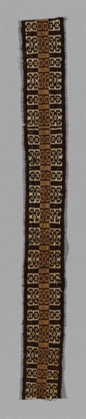 Fragment (Headband or Belt), Peru, A.D. 1476/1532. Possibly provincial Inca, possibly Ocoña Valley.
