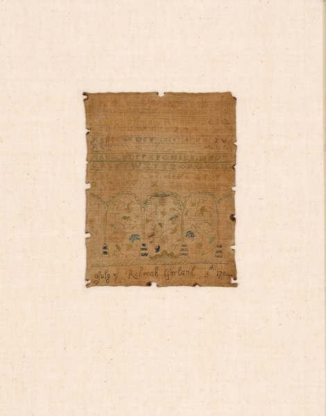 Sampler, United States, 1704.