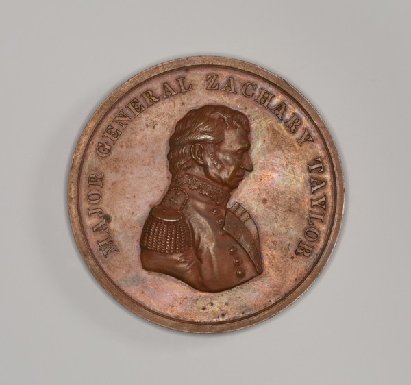 Medal commemorating Major General Zachary Taylor, 1847.