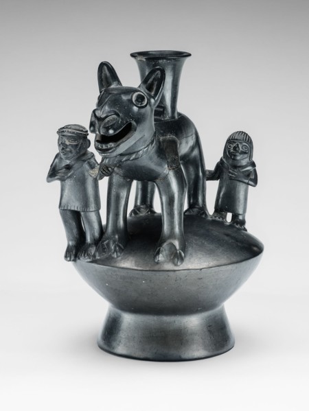 Vessel in the Form of a Llama and Attendant Figures, A.D. 1200/1450.