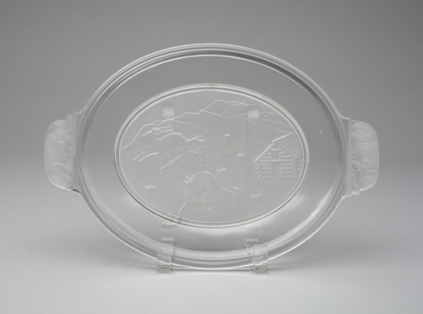 Westward Ho!/Pioneer pattern platter, c. 1876.