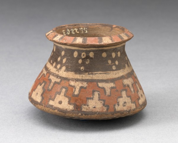 Miniature Jar with Textile-Like Pattern, A.D. 1450/1532.