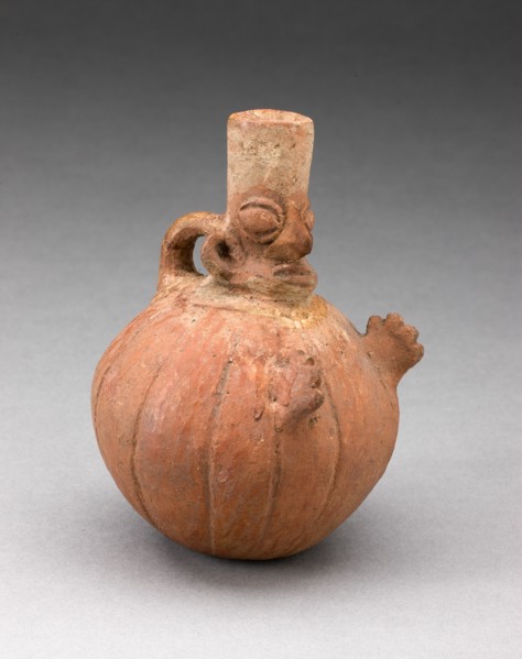 Miniature Gourd-Shaped Bottle in the Form of a Figure, A.D. 1450/1532.