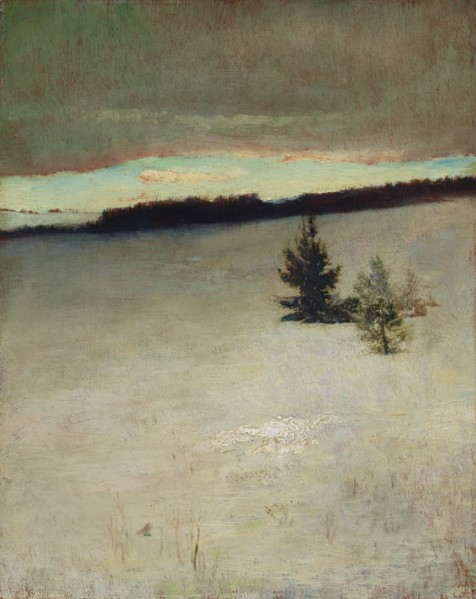 Snow Field, Morning, Roxbury, 1864.