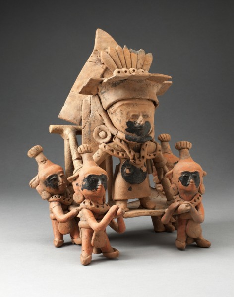 Figure Carried in a Litter, A.D. 600/950.