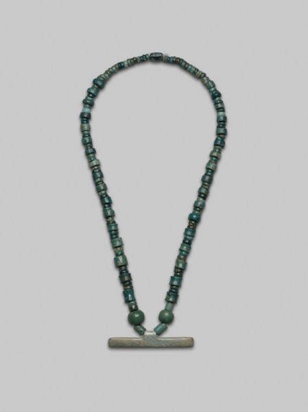 Beaded Necklace with Bar Pendant, A.D. 300/700.