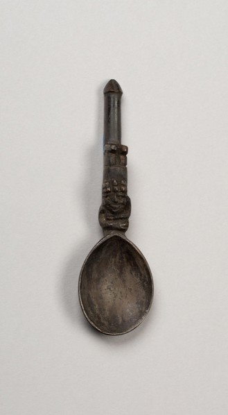 Spoon with Reclining Figure on Handle, A.D. 1450/1532.