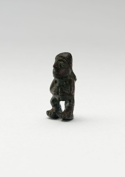 Small Female Figure, Possibly a Finial for Pin or Blade, A.D. 1450/1532.