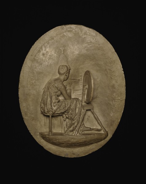Spinning, Modeled 1882-83, cast c. 1886.
