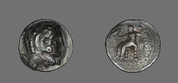 Tetradrachm (Coin) Portraying Alexander the Great, 356-323 BCE.