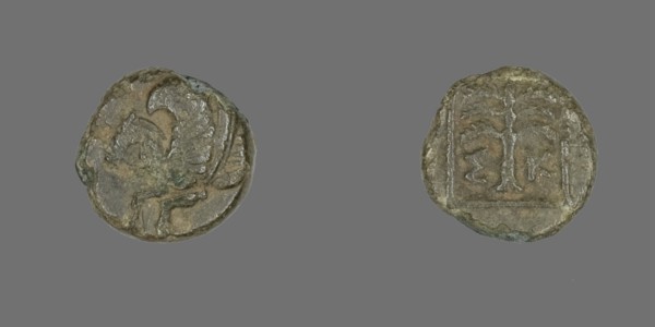 Coin Depicting Pegasus, 4th century BCE.