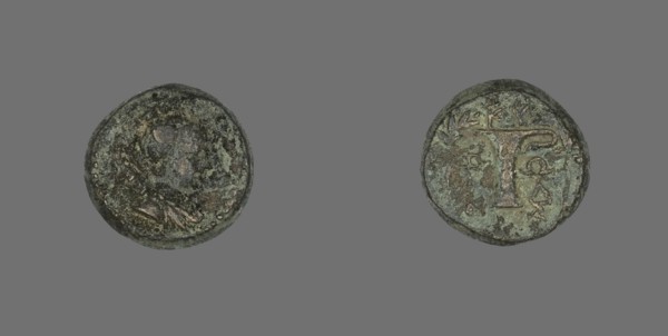 Coin Depicting the Goddess Artemis, after 190 BCE.
