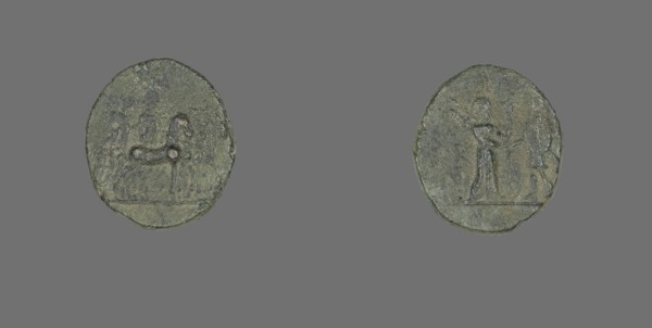Coin Depicting the Goddess Artemis, after 190 BCE.
