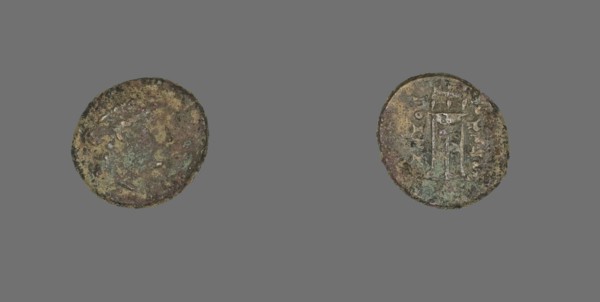 Coin Depicting the God Apollo, 200-133 BCE (?).