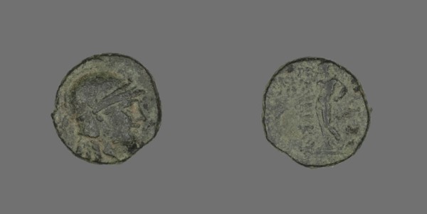 Coin Depicting the Goddess Athena, 246-226 BCE.