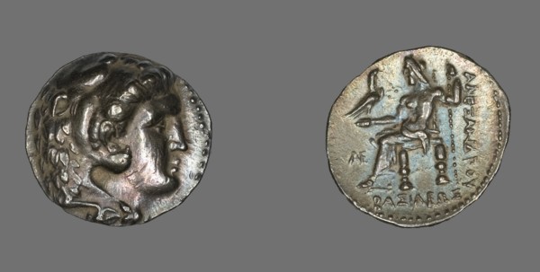 Tetradrachm (Coin) Portraying Alexander the Great as Herakles, 336-323 BCE.