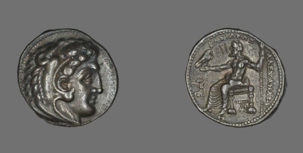 Tetradrachm (Coin) Portraying Alexander the Great, 336-323 BCE.