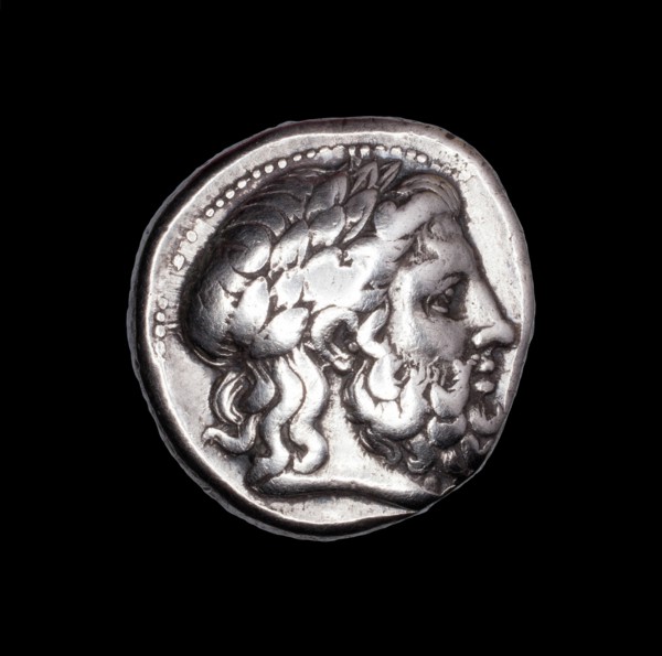 Tetradrachm (Coin) Depicting the God Zeus, 359-336 BCE.