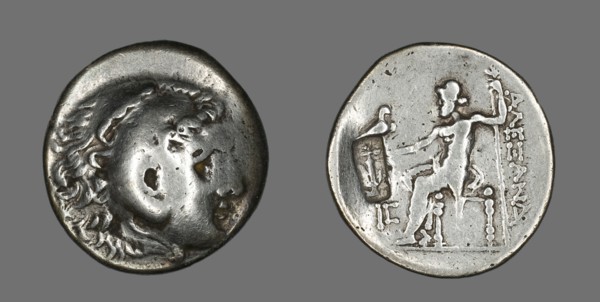 Tetradrachm (Coin) Portraying Alexander the Great as Herakles, 336-323 BCE.