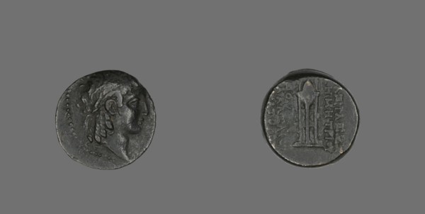 Coin Depicting the God Apollo, 146-139 BCE, issued by of Demetrius II. Creator: Unknown.