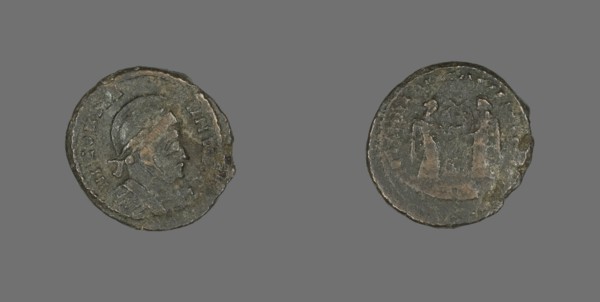 Coin Portraying Emperor Constantine I, 318-319.