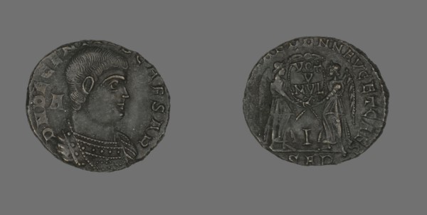 Coin Portraying Emperor Decentius, 351-353.