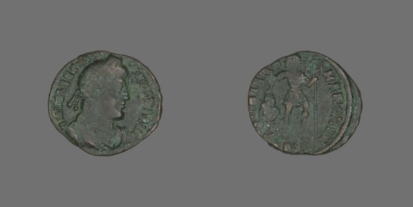 Coin Portraying Emperor Valentinian I, 364-375.
