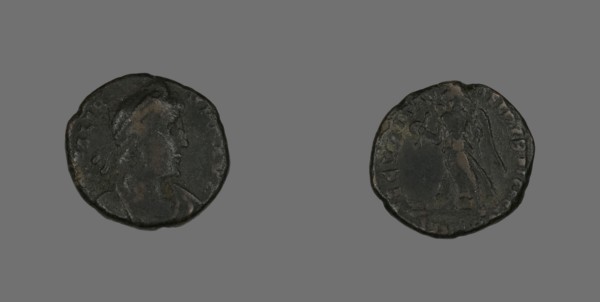 Coin Portraying Emperor Valens, 364-378.