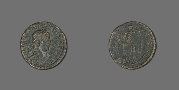 Coin Portraying Emperor Valentinian II, 375-392.