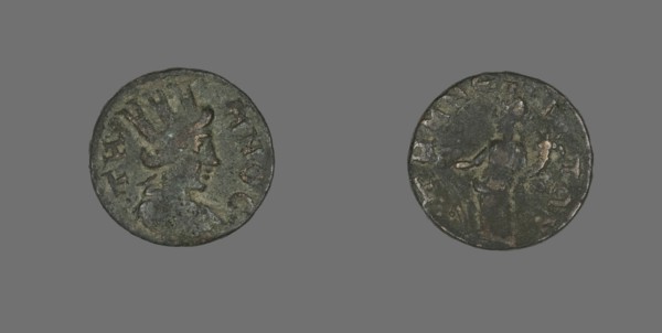 Coin Depicting the Amazon Cyme, 253-268.