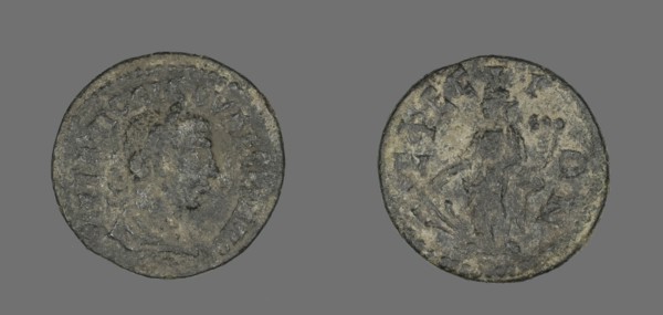 Coin Portraying Emperor Valerian I ?, 253-260.