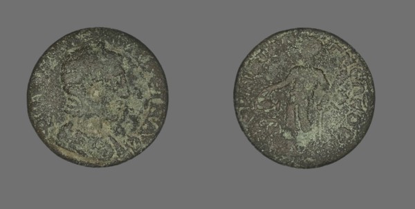 Coin Portraying the Empress Tranquillina, 193-217.